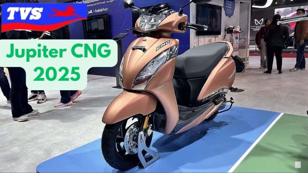 TVS Jupiter CNG Launched: India’s First Dual-Fuel Scooter with High Efficiency and Modern Features